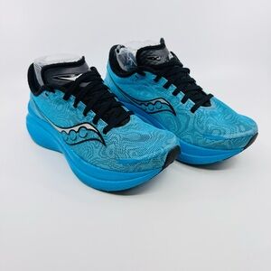 Saucony Endorphin Speed 3 running shoes in the Echo/Viziblue colorway SZ 6.5